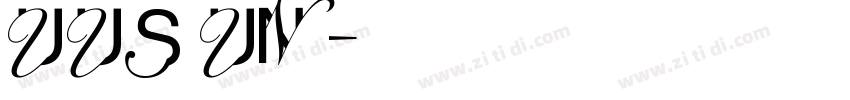 UUS UN字体转换